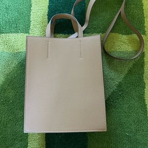 Uniqlo taupe crossbody bag